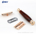 Hot sale stainless eco bamboo wood shaving razors